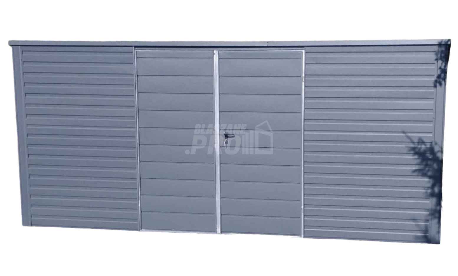 Domek ogrodowy - schowek 6x3 Brama  antracyt Dach spad w tył  GP204 Kielce - zdjęcie 1