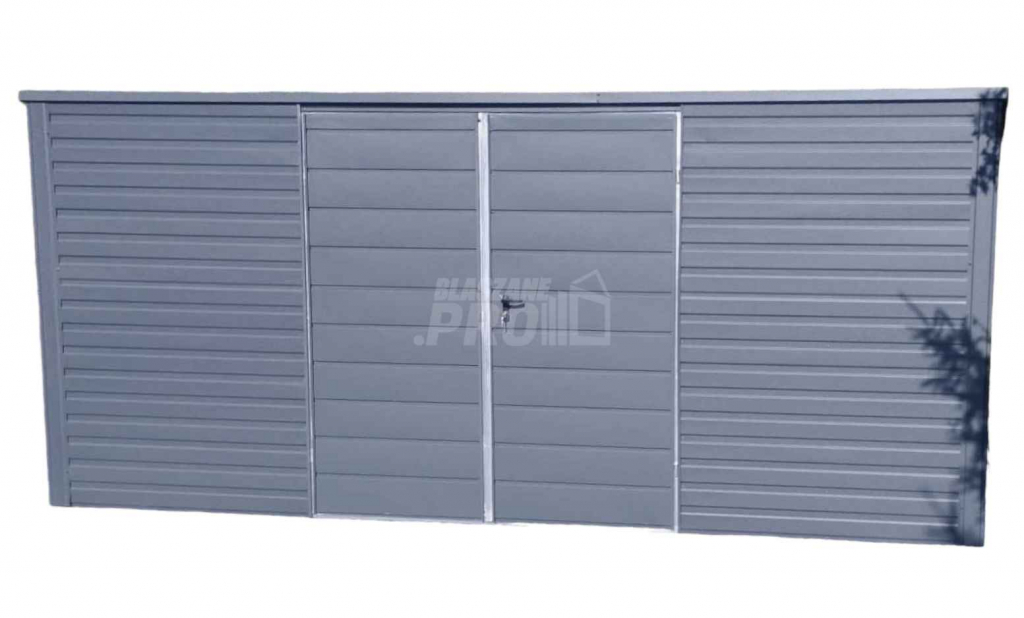 Domek ogrodowy - schowek 6x3 Brama  antracyt Dach spad w tył  GP204 Kielce - zdjęcie 1