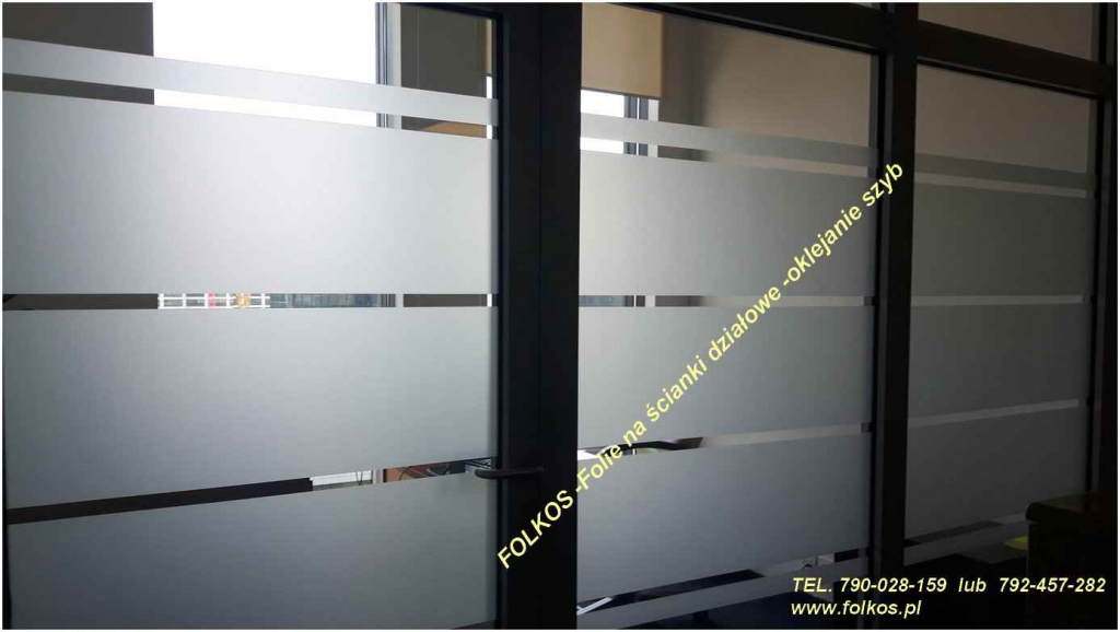 OKlejanie drzwi Warszawa -Folkos folie matowe i dekoracyjne Folkos Mokotów - zdjęcie 1