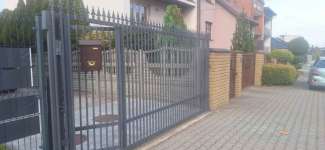 Brama z furtką przesuwna na sprzedaż RADOM Radom - zdjęcie 2