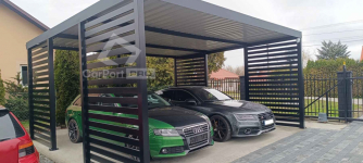 CarPort PREMIUM - wiata samochodowa 5x5  dodatkowa zabudowa  CP114 Toruń - zdjęcie 2