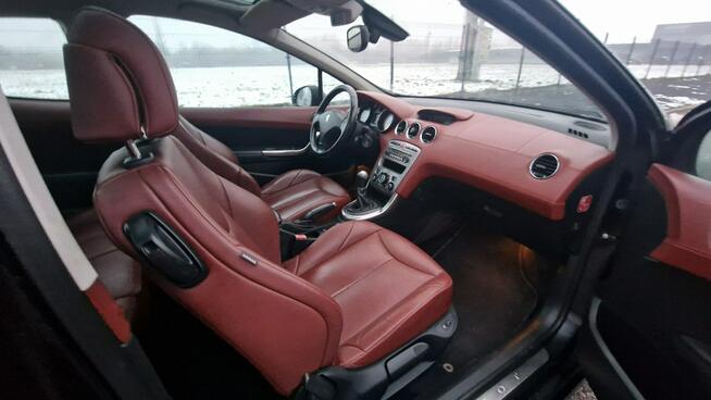 Peugeot 308 Brązowa skóra Klima Grzane Fotele Tempomat Isofix Panorama Pabianice - zdjęcie 7