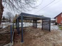 Carport PREMIUM Wiata samochodowa 5x5 dodatkowa zabudowa TS1228 Malbork - zdjęcie 4