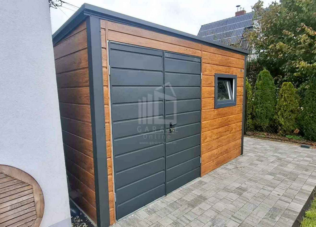 Schowek  domek ogrodowy 3x3m brama dwuskrzydłowa okno dach rynn ID1131 Żary - zdjęcie 4