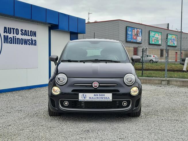 Fiat 500 Automat Klimatronik Półskóry Tempomat Halogeny Komputer Alu Wągrowiec - zdjęcie 5
