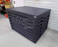 Osłona klimatyzatora – pompy ciepła 90x50x70 cm antracyt ID1142 Białystok - zdjęcie 4