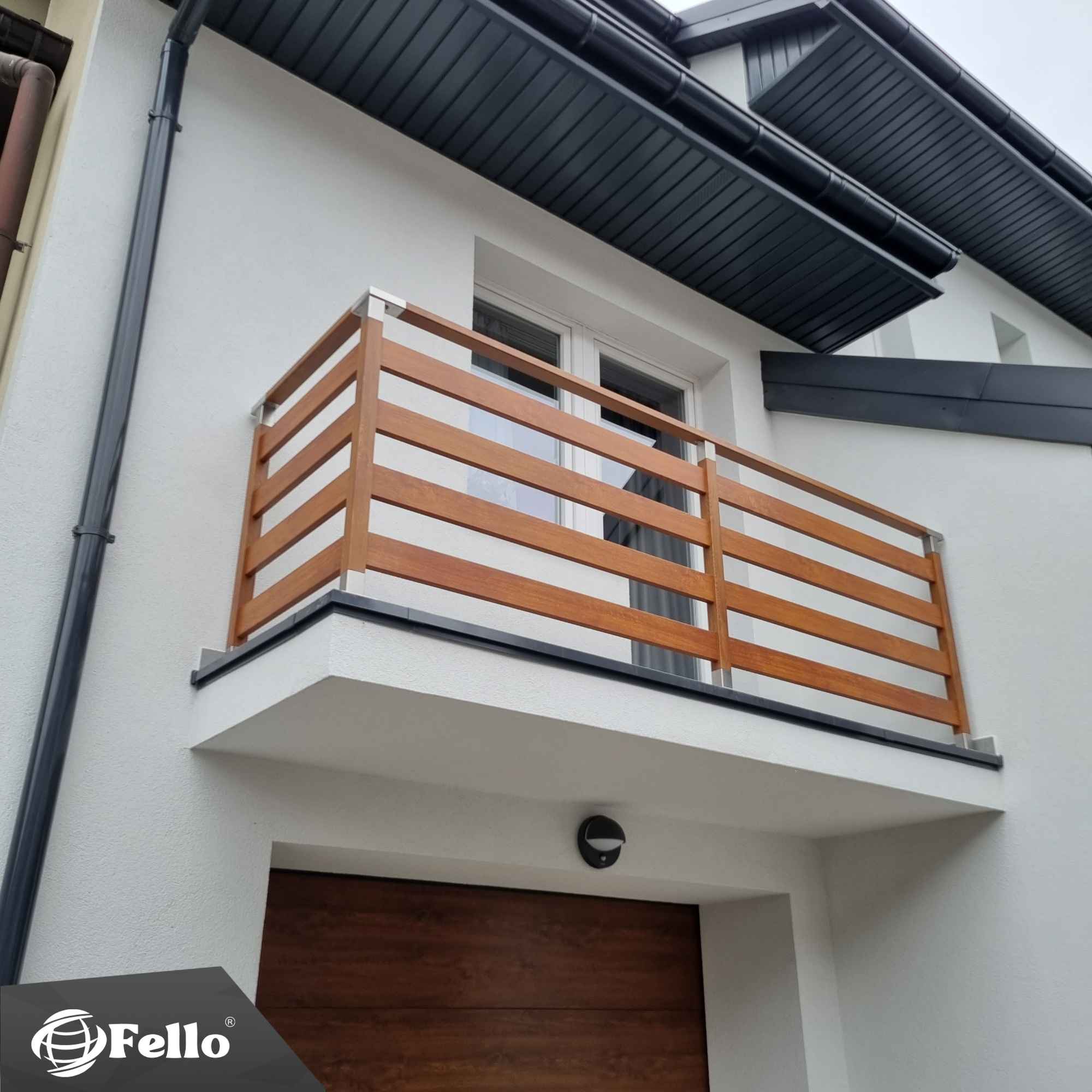 Felllo Balustrada balkonowa Classic 4 aluminium taras balkon barierka Mogilany - zdjęcie 4