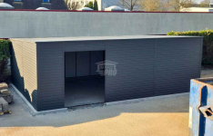 Garaż blaszany - hala magazynowa 9x6m Otwór dach GP571 Sopot - zdjęcie 6