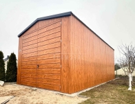 Hala - Garaż blaszany 4x8 m - brama dwuskrzydłowa dach TS1286 Mrągowo - zdjęcie 6