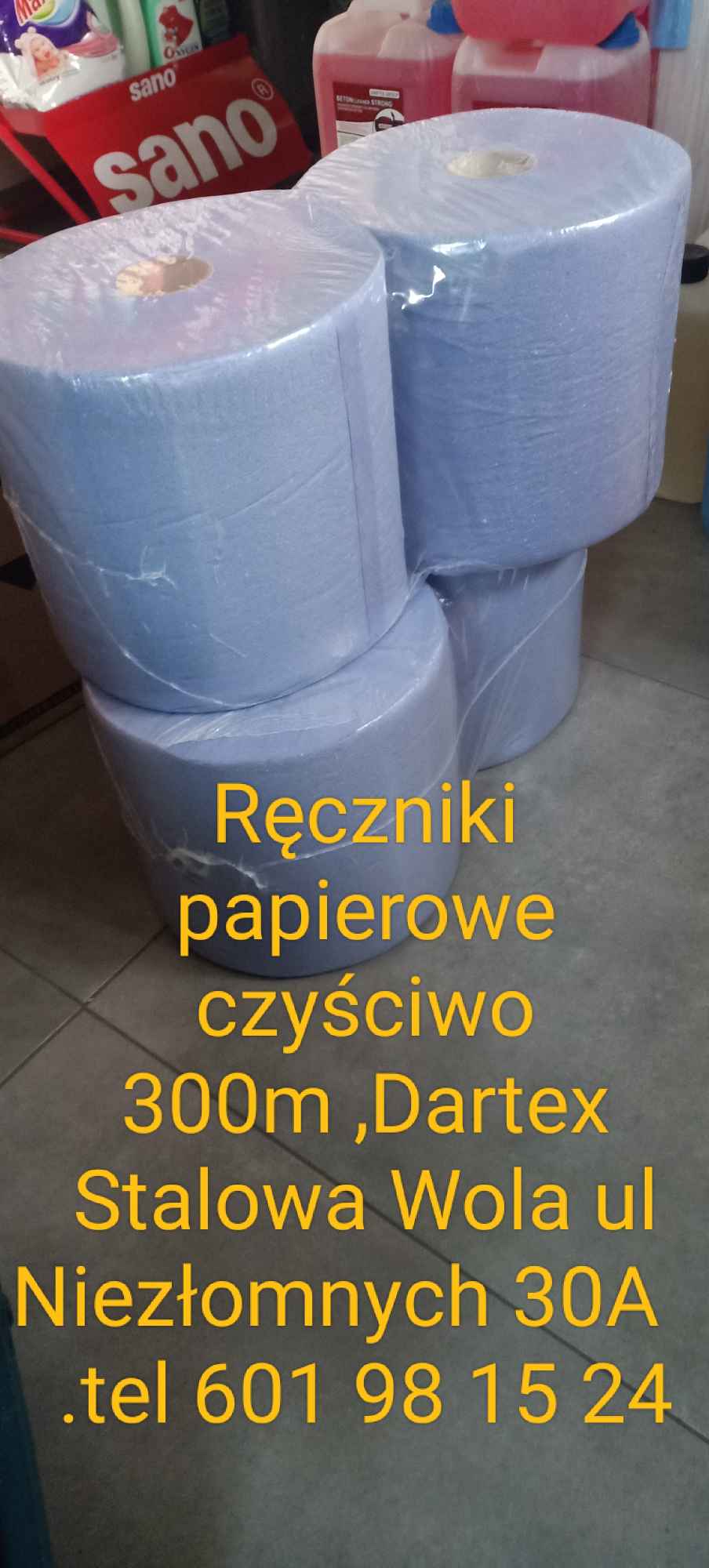 Ręcznik papierowy Czysciwo 300/2 celuoza DUZA ROLKA Stalowa Wola - zdjęcie 2
