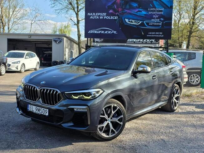 BMW X6 | Benzyna | 530 KM | SUV | 2020 | M50I  | Faktura 23%VAT Łódź - zdjęcie 2