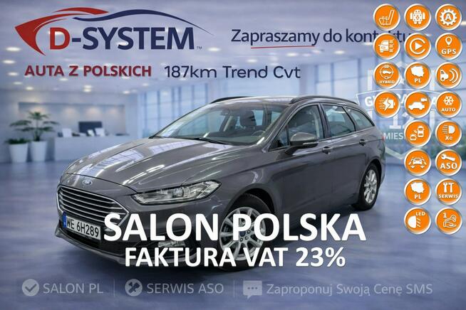 Ford Mondeo Hybrid 23r Salon Polska 1Wł 2.0 Hybrid 187KM Białystok - zdjęcie 1