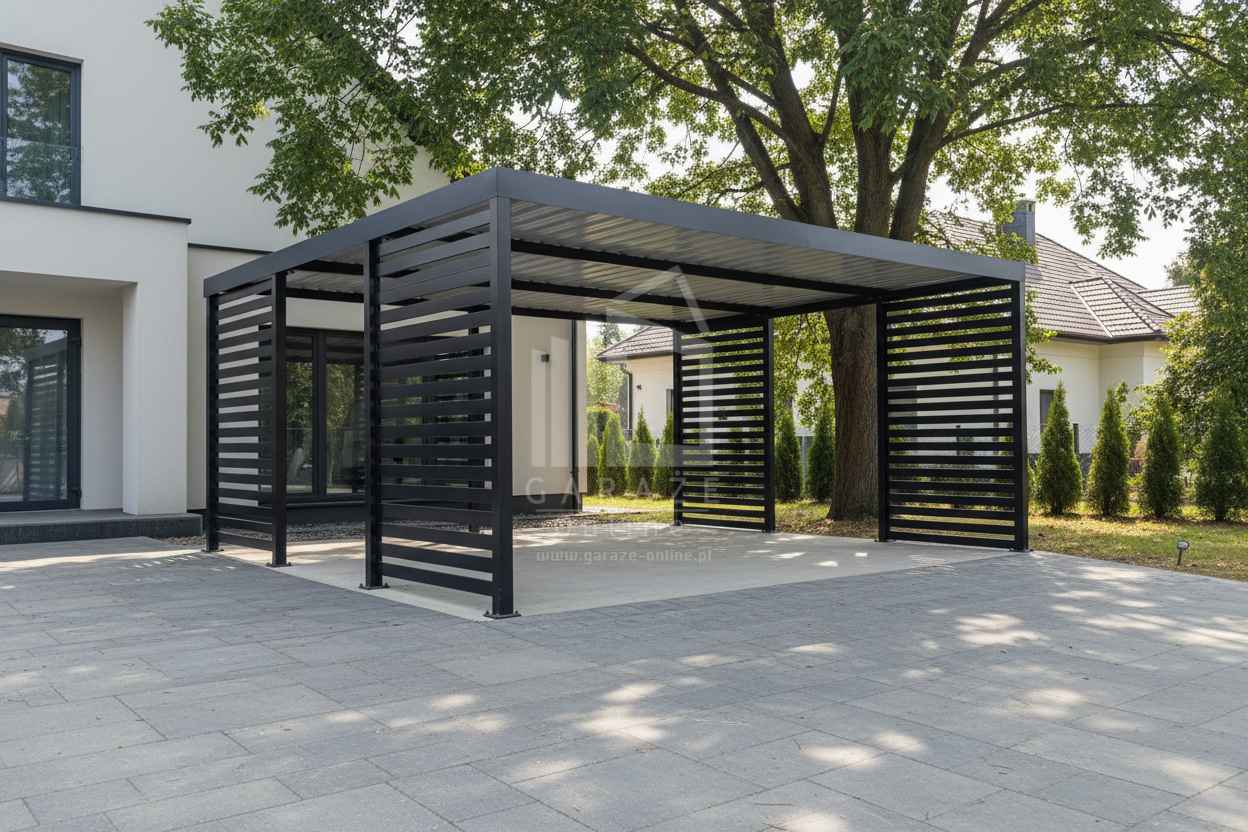 CarPort PREMIUM - wiata samochodowa 4,5x5,5 dodatkowa zabudowa ID1172 Gniezno - zdjęcie 2