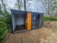 Schowek Domek Ogrodowy PREMIUM 2,5x2,5m wiata 1,5m drzwi PCV ID1017 Zielona Góra - zdjęcie 3