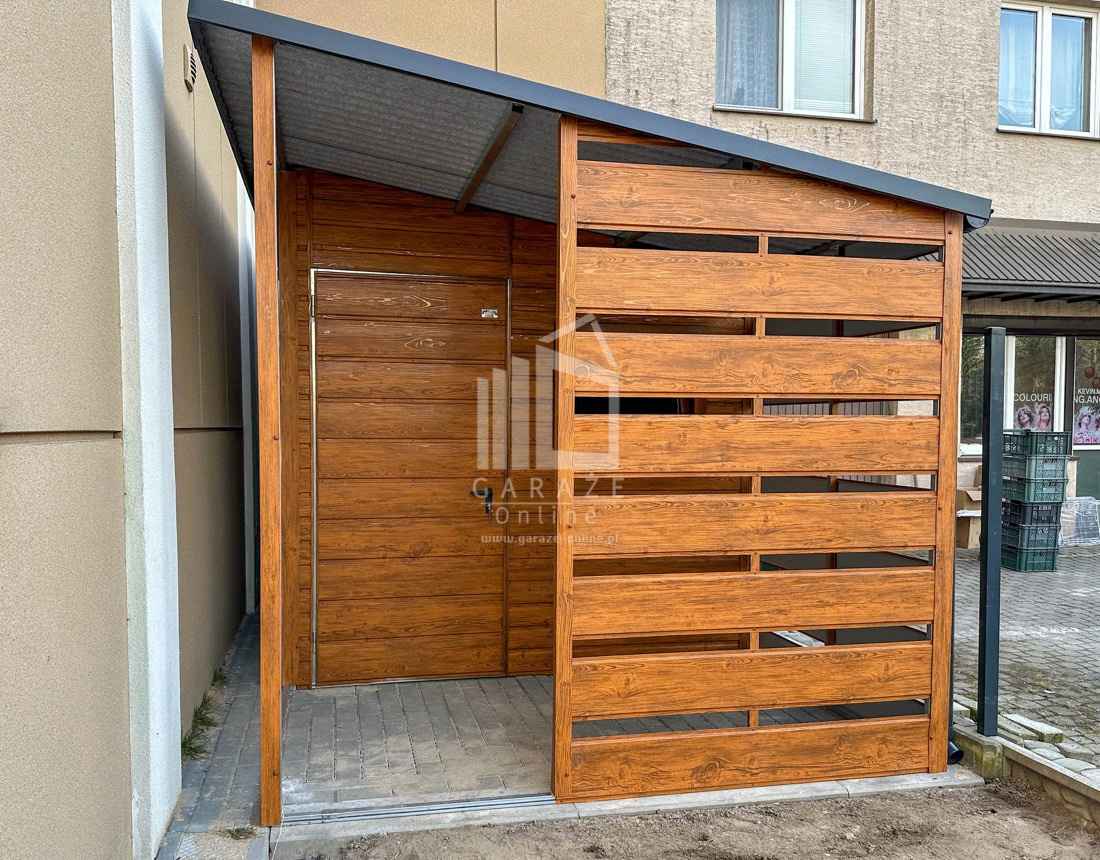 Schowek - domek ogrodowy 2,5x4m + wiata 1,5 m drzwi  rynny dach ID1073 Przemyśl - zdjęcie 3