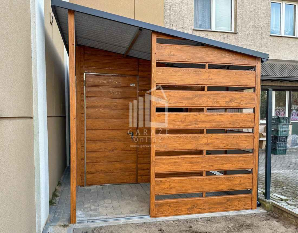 Schowek - domek ogrodowy 2,5x4m + wiata 1,5 m drzwi  rynny dach ID1073 Przemyśl - zdjęcie 3