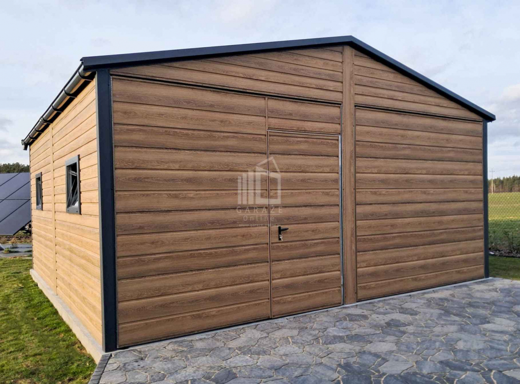 Garaż blaszany 6x5,8 2x Brama Okna PCV Drzwi Rynny Blachodach ID983 Chełm Górny - zdjęcie 2