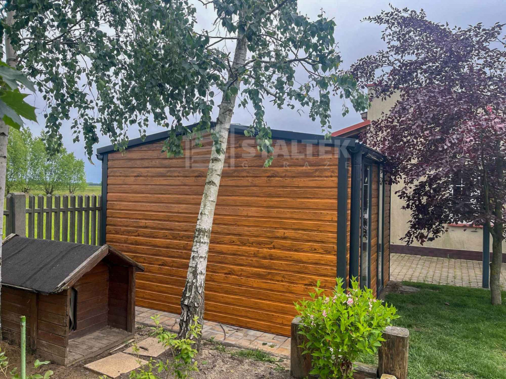 Schowek - Domek Ogrodowy 3x3m drzwi 2x okno dach w przód rynny ST159 Jarocin - zdjęcie 5