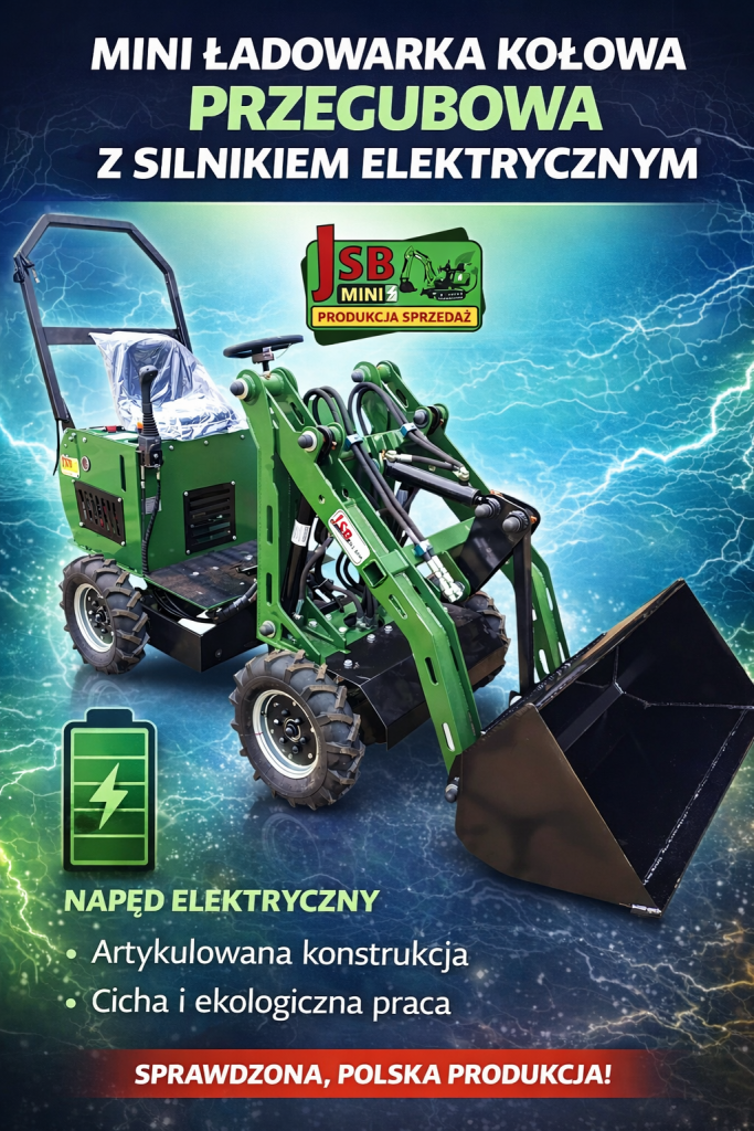 Elektryczna E Ładowarka E Koparka Nowe 2026 | Prosto od Producenta JSB Toruń - zdjęcie 5