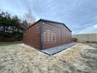 Garaż blaszany 7x5m - 2x brama uchylna - drzwi - 2x okno SO106 Lubartów - zdjęcie 4