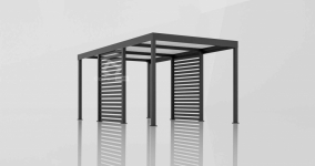 CarPort PREMIUM - wiata samochodowa 3x5 - antracyt - zabudowa  CP105 Koszalin - zdjęcie 2