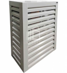 Osłona klimatyzatora – pompy ciepła 100x40x150 cm biały ID1145