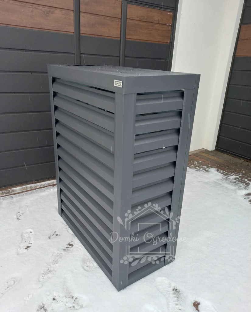 Osłona pompy ciepła 90x40x140 cm antracyt ID480 Nowy Dwór Mazowiecki - zdjęcie 2