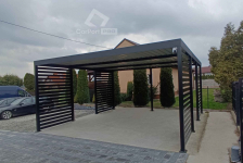CarPort PREMIUM - wiata samochodowa 6x6  dodatkowa zabudowa CP117 Bydgoszcz - zdjęcie 6