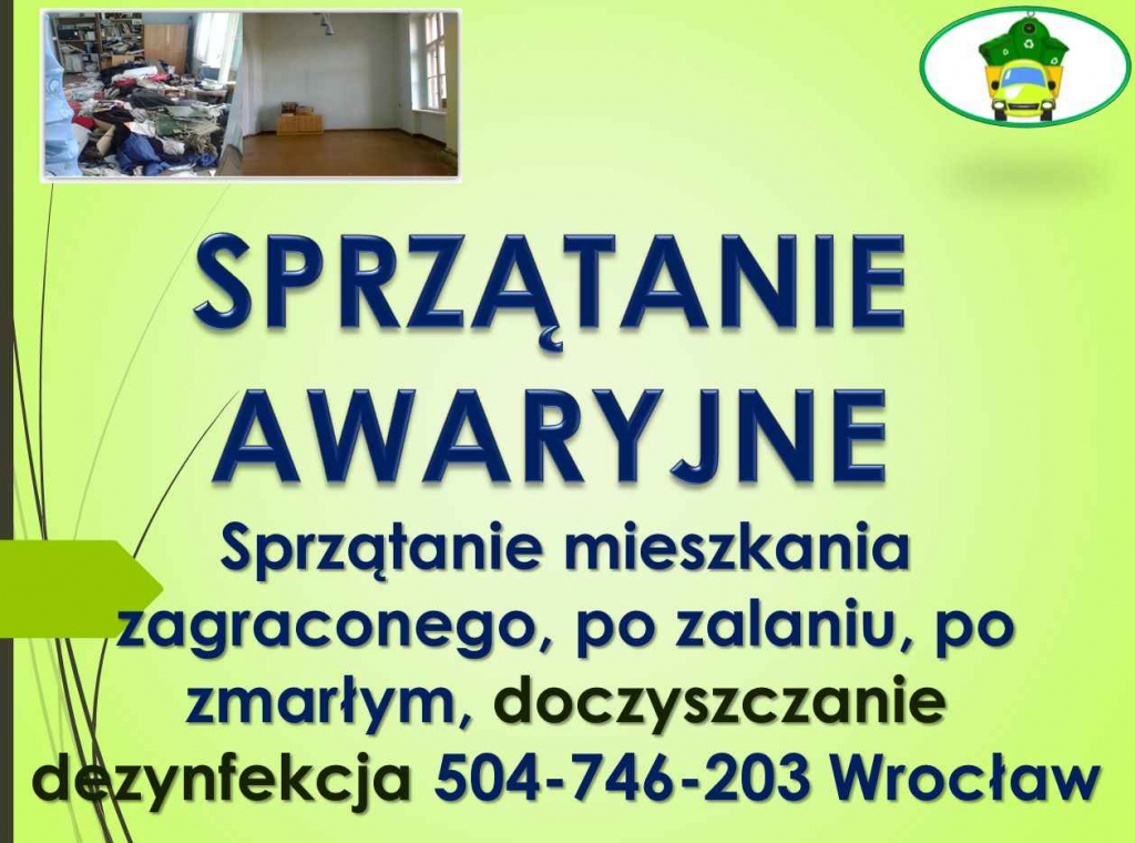 Sprzątanie po zalaniu, awarii, tel 504-746-203, cena, Wrocław, firma Psie Pole - zdjęcie 4