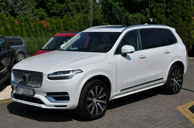 VOLVO XC90 T8 AWD Plug-In Hybrid Inscription 407KM Salon PL Hak Bowers Warszawa - zdjęcie 2