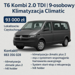 Volkswagen Caravelle 2.0tdi! 9os. 2018 rok, skrzydełka 75kW,