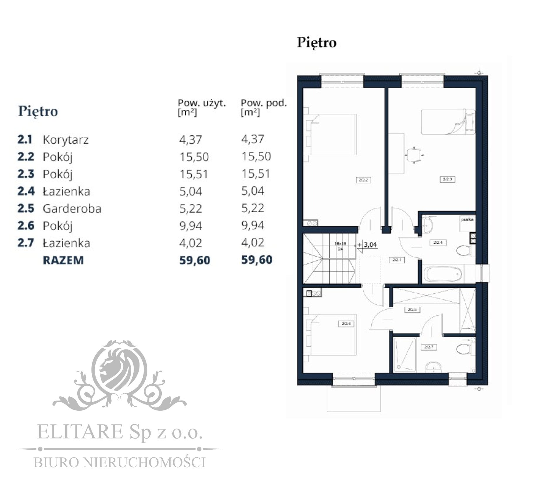 Dom w zab. bliźniaczej o pow. uż.105,27+ 16,1m2garaż, dz.383m2/Iwin Iwiny - zdjęcie 8