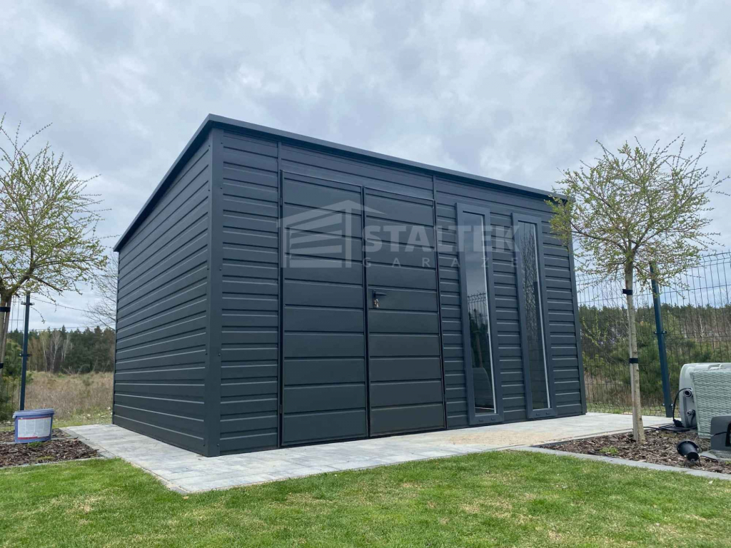 Schowek - Domek Ogrodowy 4,5x3 - Brama 2x okno dach ST128 Inowrocław - zdjęcie 3