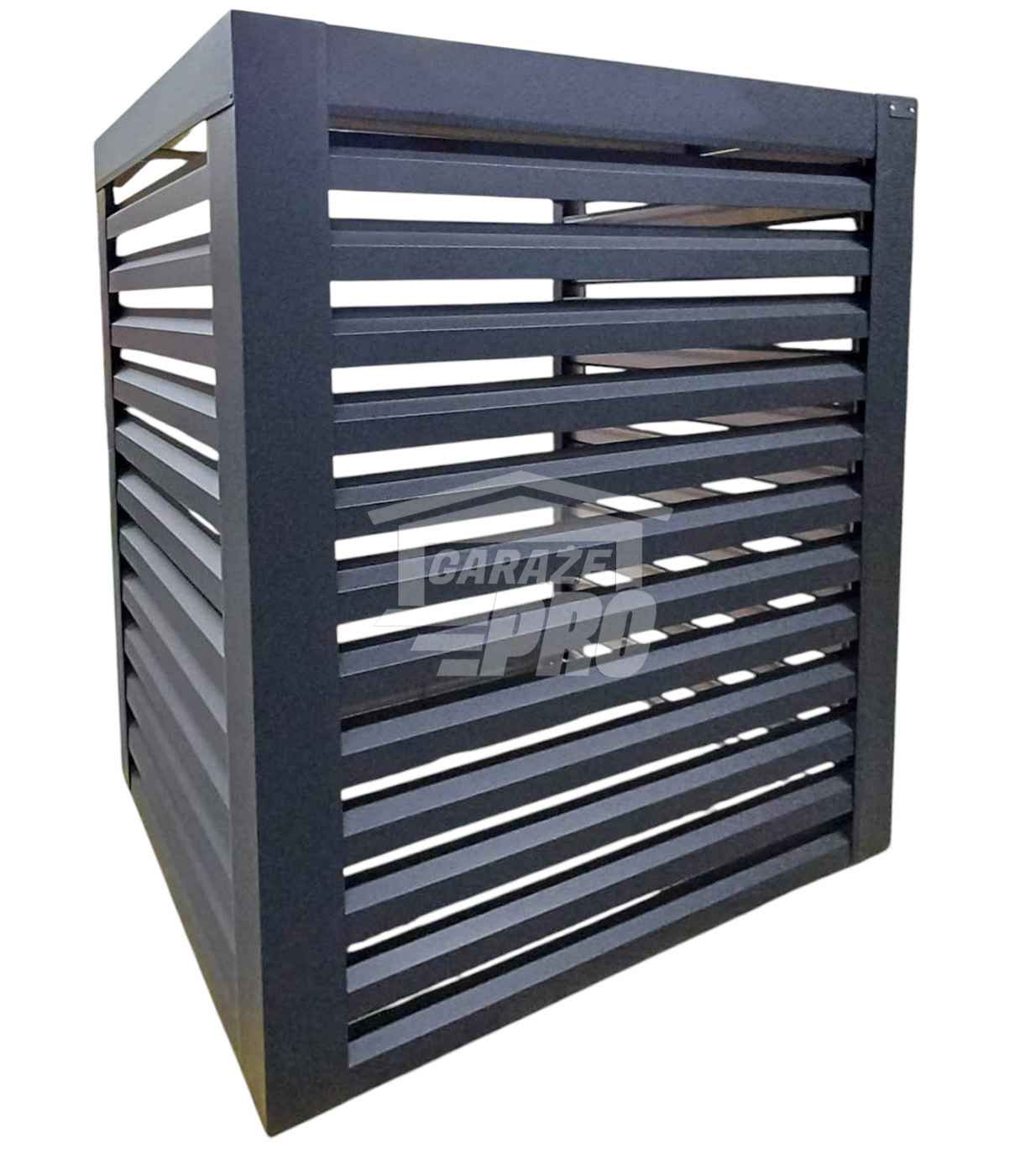 Osłona klimatyzatora – pompy ciepła 100x60x160 cm antracyt GP706 Łomża - zdjęcie 1