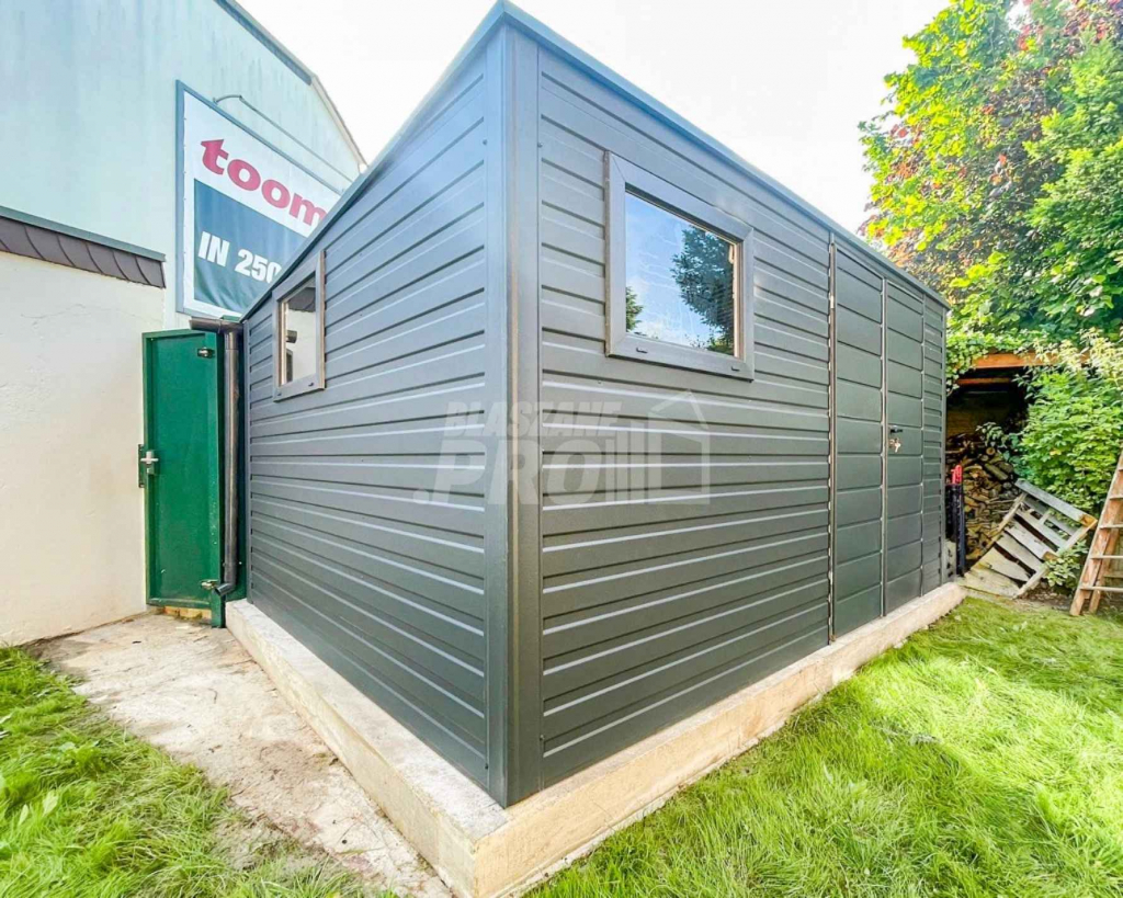 Schowek - Domek Ogrodowy 4,5x4m Brama Dwuskrzydłowa - 2x Okno GP384 Pabianice - zdjęcie 4
