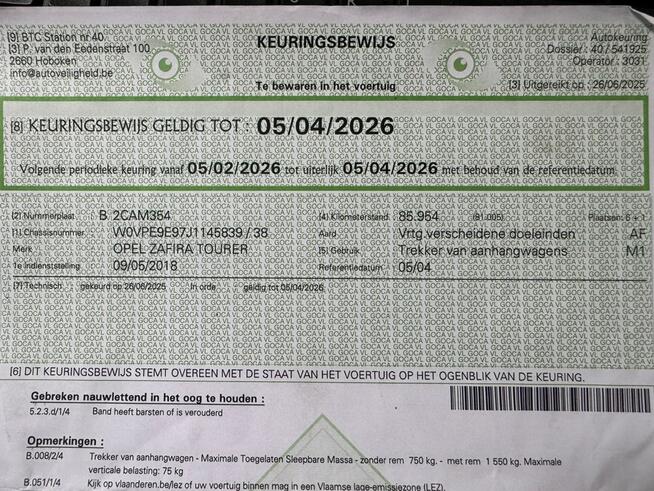 Opel Zafira Pisemna Gwarancja 12 miesięcy Konin - zdjęcie 11