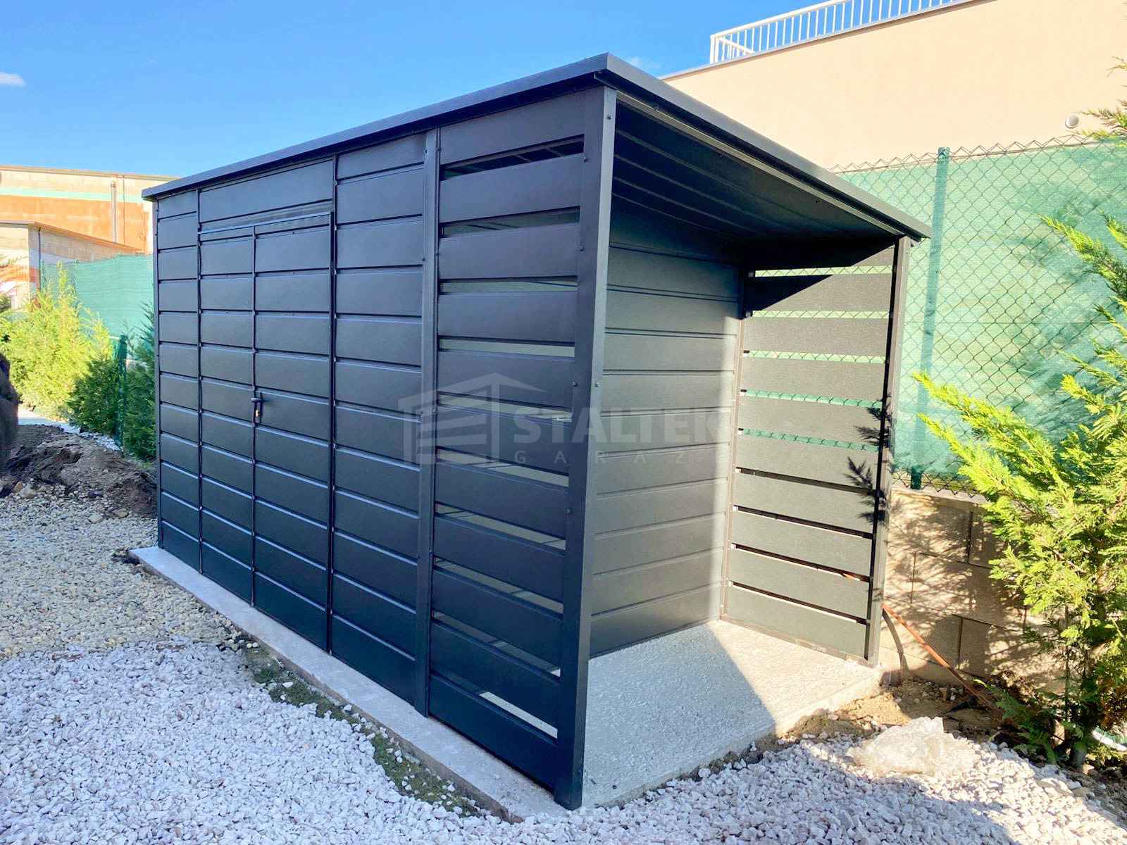 Schowek Domek Ogrodowy 3,2×2 Wiata 0,7×2 Brama Okno Rynny Dach  ST221 Radom - zdjęcie 3