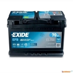 Akumulator Exide Efb Start&amp;Stop 70Ah 760A EL700 Prawy Plus