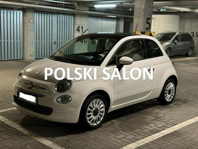 Fiat 500 Salon Polska Jak Nowy Dealer Autoryzowany 37 Tys Km LOUNGE Konopnica - zdjęcie 1