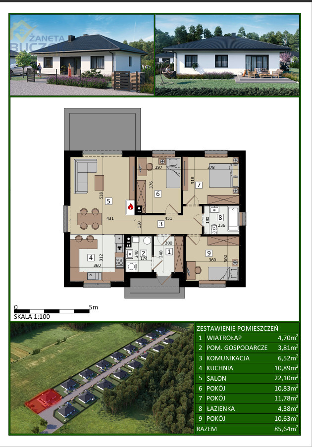 Nowoczesny dom jednorodzinny stan deweloperski Sochaczew - zdjęcie 8