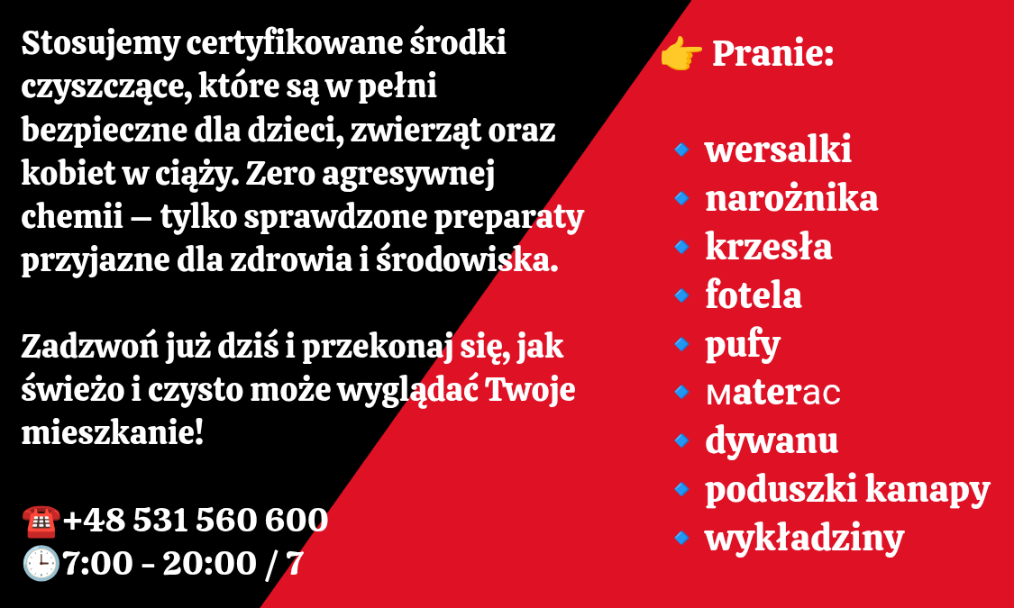 Profesjonalne pranie mebli tapicerowanych i wykładzin w Krakowie. Krowodrza - zdjęcie 2
