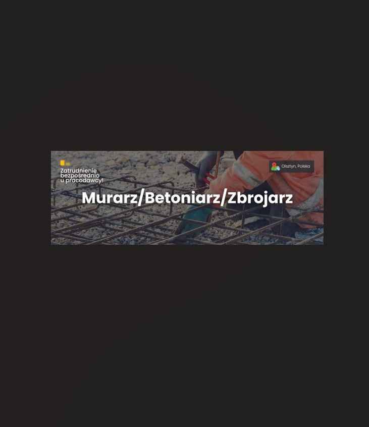 Murarz / Betoniarz / Zbrojarz - Olsztyn Jeżyce - zdjęcie 1