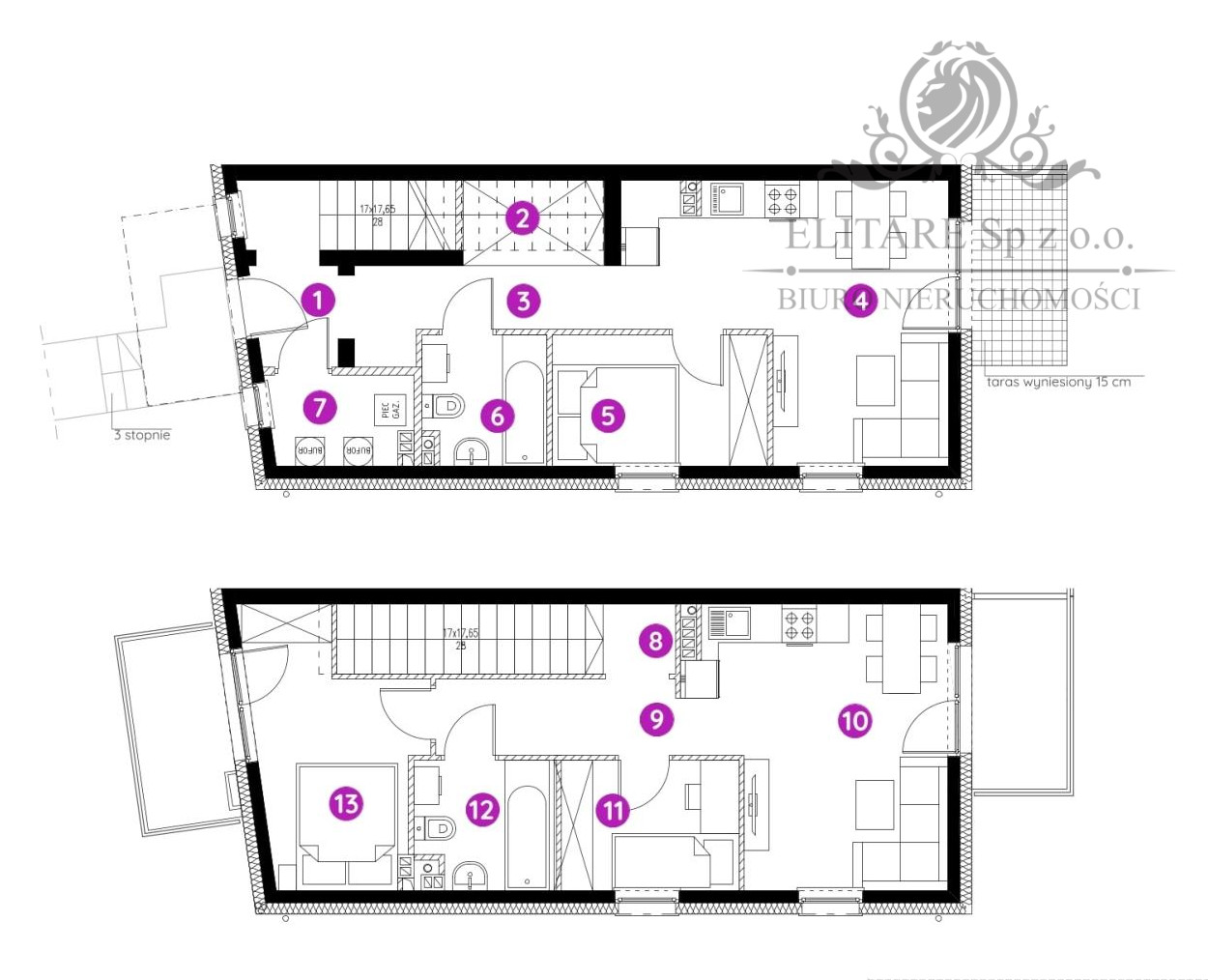 Duże, mieszkanie 87,53m2, dwupoziomowe/ Jagodno, Brochów Wrocła Wrocław - zdjęcie 7