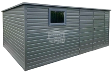 Schowek - Domek Ogrodowy 4,5x3m -  Drzwi  okno  dach GP660