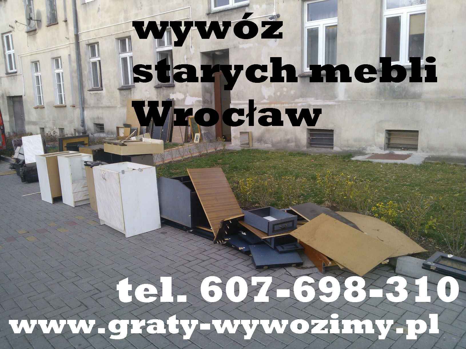Wywóz starych mebli,gratów Wrocław,opróżnianie mieszkań,piwnic Wrocław Fabryczna - zdjęcie 1