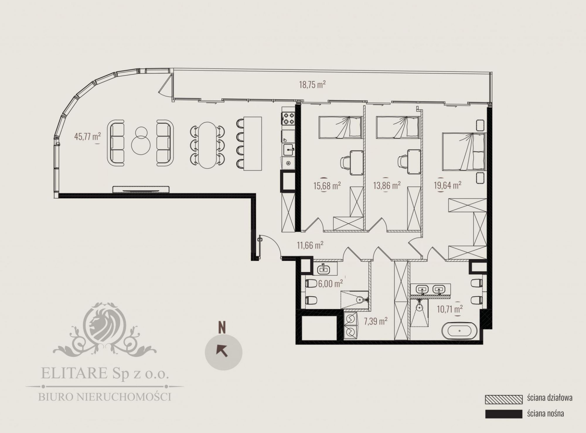 Apartament 130,71m2 ogrzewanie miejskie /Szczepin tuż obok Rynku Wrocław - zdjęcie 4
