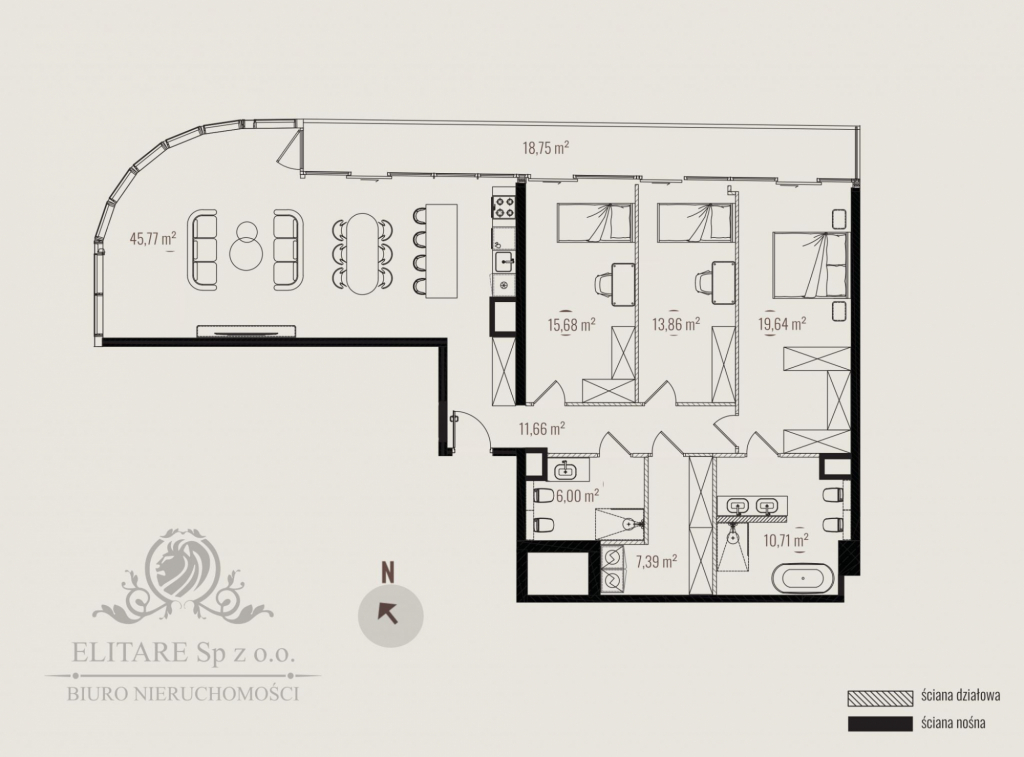 Apartament 130,71m2 ogrzewanie miejskie /Szczepin tuż obok Rynku Wrocław - zdjęcie 4