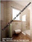 Folia matowa na okna łazienkowe- 100% prywatności -Nie zaciemnia Białołęka - zdjęcie 7