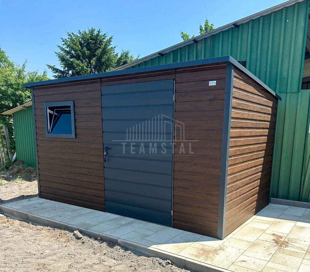 Schowek - domek ogrodowy 3x2m - drzwi okno drewnopodobny dach TS1130 Rawa Mazowiecka - zdjęcie 2