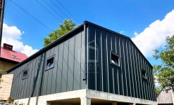 Garaż blaszany 6x8 m brama drzwi 4x okno dach rynny ID1297 Rawa Mazowiecka - zdjęcie 6